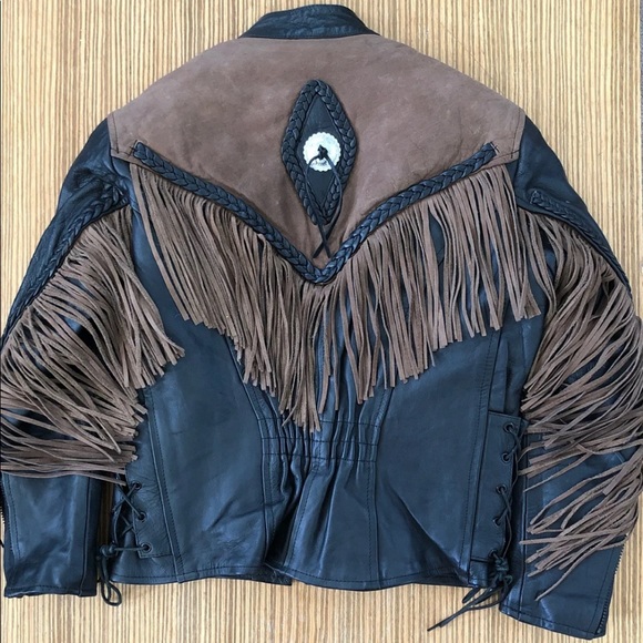 UNIK Leather Apparel Leather Fringe MOTO jacket - Picture 3 of 12